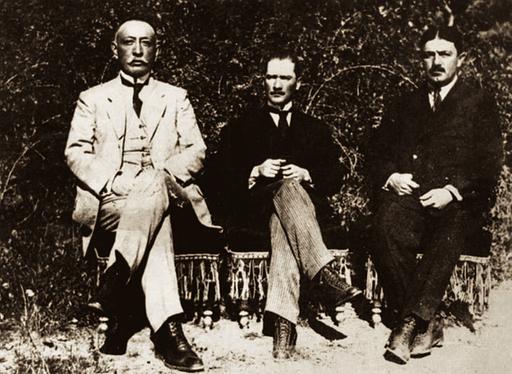 Bekir Sami Kunduh, Mustafa Kemal Atatürk, Rauf Orbay (Ekim 1919 ...