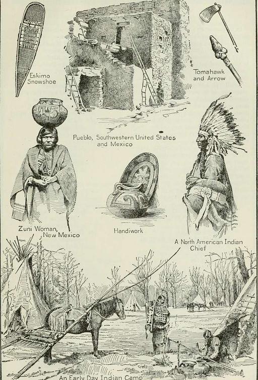 The American educator; completely remodelled and rewritten from original text of the New practical reference library, with new plans and additional material (1919) (14598359650), book, open book, illustrations, text, education, textbook