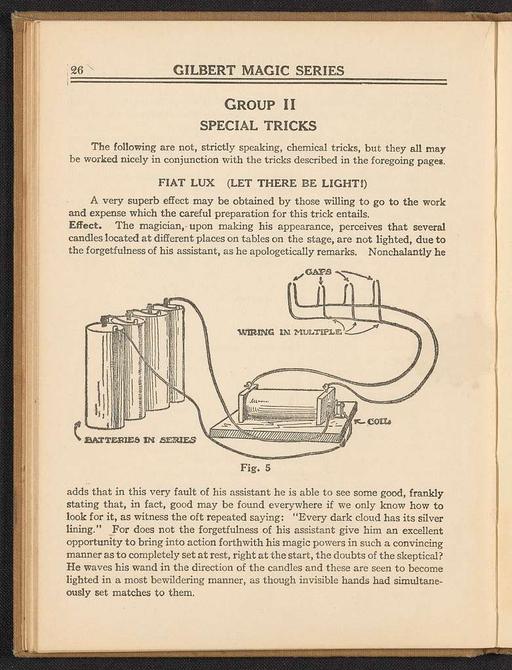 Gilbert Chemical Magic; A Presentation of Original and Famous Tricks in Conjuring Accomplished by the Use of Chemicals -  2662ce936ccc5b0d290c7e912f15cdb7 (page 48), gilbert, chemistry set, magic, conjuring, advertisement, boy, chemicals, toy, science