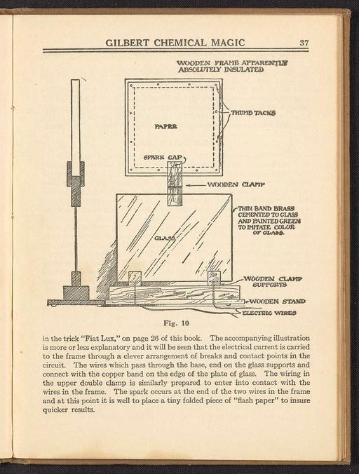 Gilbert Chemical Magic; A Presentation of Original and Famous Tricks in Conjuring Accomplished by the Use of Chemicals -  2662ce936ccc5b0d290c7e912f15cdb7 (page 34), gilbert, chemical magic, chemistry set, magic tricks, conjuring, advertisement, boy, science, toys