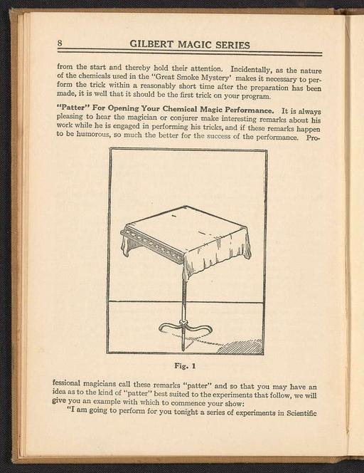 Gilbert Chemical Magic; A Presentation of Original and Famous Tricks in Conjuring Accomplished by the Use of Chemicals -  2662ce936ccc5b0d290c7e912f15cdb7 (page 37), gilbert, chemical magic, magic set, chemistry, conjuring, advertisement, boy, performing, tricks, science, toy