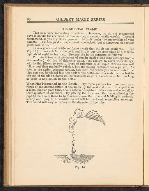 Gilbert Chemical Magic; A Presentation of Original and Famous Tricks in Conjuring Accomplished by the Use of Chemicals -  2662ce936ccc5b0d290c7e912f15cdb7 (page 42), gilbert, chemistry set, magic tricks, conjuring, toys, advertisement, children, science