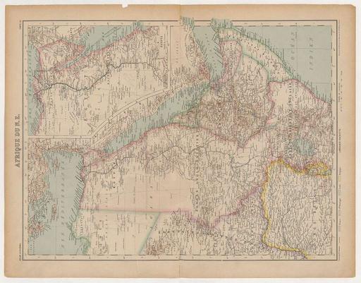 Atlas Universel de Geographie construit d'après les sources originales et les documents les plus récents, cartes, voyages, mémoires, travaux géodésiques, etc. - nouvelle édition conforme aux... - btv1b52513644d (278 of 369), atlas, geography, map, regions, territories, cartography