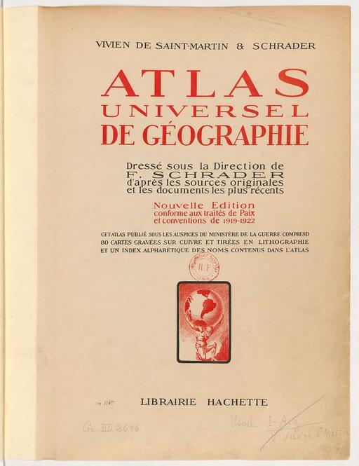Atlas Universel de Geographie construit d'après les sources originales et les documents les plus récents, cartes, voyages, mémoires, travaux géodésiques, etc. - nouvelle édition conforme aux... - btv1b52513644d (013 of 369), map, geography, atlas, regions, territories