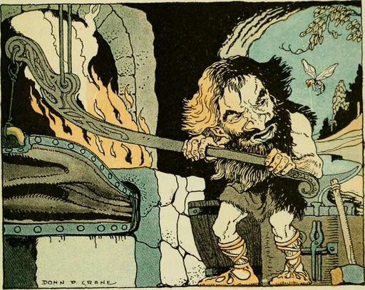 Journeys through Bookland - a new and original plan for reading applied to the world's best literature for children (1922) (14596644428), children, books, reading, boat, landscape, advertisement, education, literature