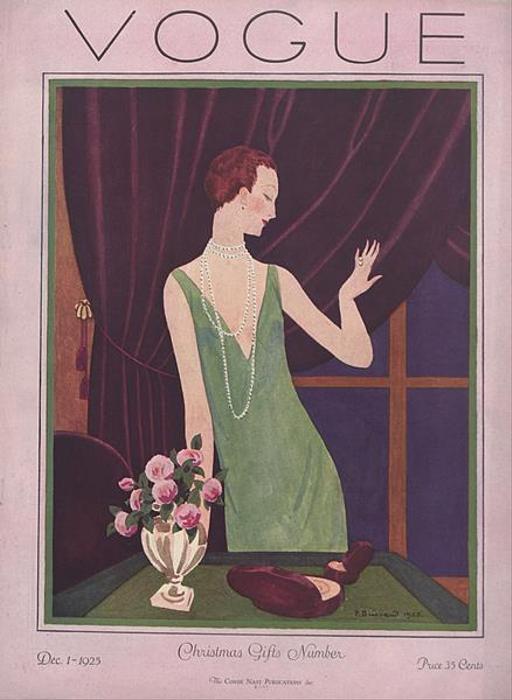 Vogue Magazine 1 Dec 1925 - Art Deco public domain image — PICRYL