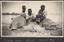 Drei Aborigines mit ihrem Fang von Dugong, Schildkröte und Hai, Broome, Westaustralien, ca. 1926 - Fotos von R. A. Bourue (37237936651)