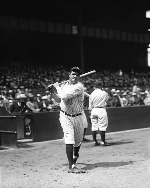 Babe Ruth Warm Up Swing - PICRYL - Public Domain Media Search Engine ...