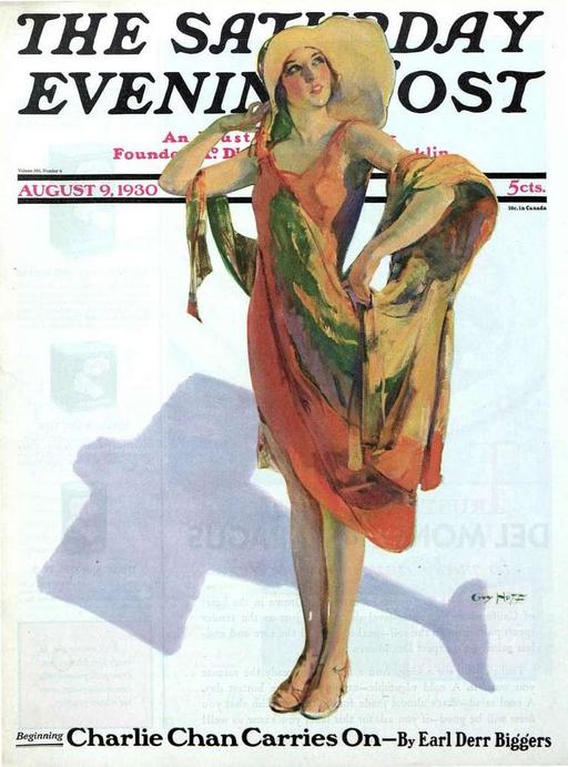 The Saturday Evening Post 1930年4月12日号 The Saturday Evening Post August 9, 1930 - Guy Hoff — PICRYL