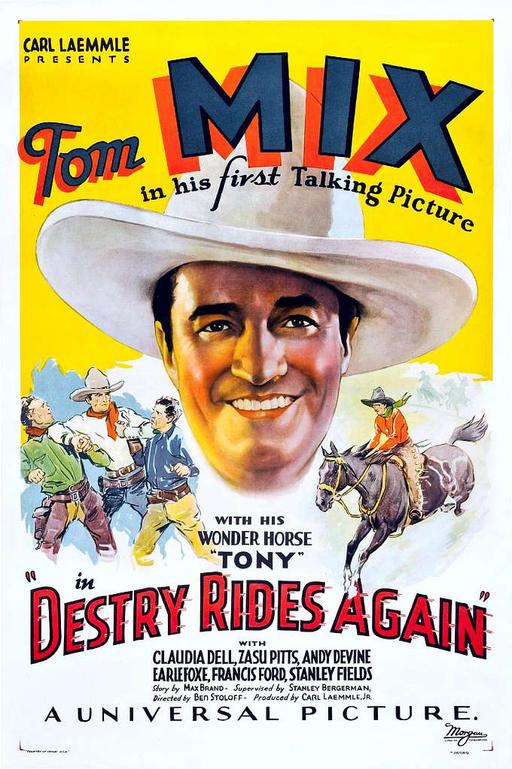 DESTRY RIDES AGAIN poster - Public domain movie poster - PICRYL ...