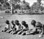 Aboriginal children (Pitjantjatjara) at play, Central Australia, ca. 1937