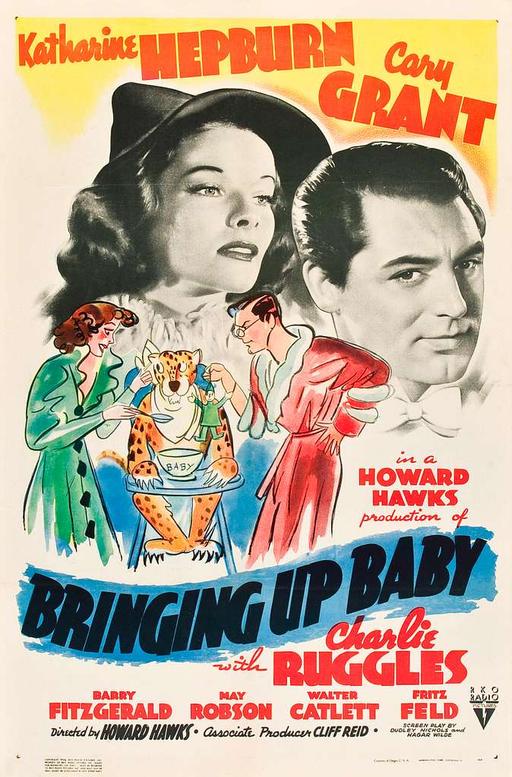 Bringing Up Baby (1938 poster) - Public domain movie poster