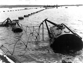 U-Boot-Netz zwischen Fort York Redoubt und McNabs Island - PICRYL