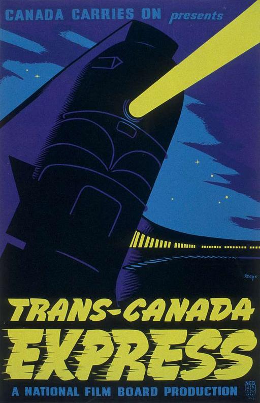 Trans-Canada Express film poster 1944 - PICRYL - Public Domain Media ...