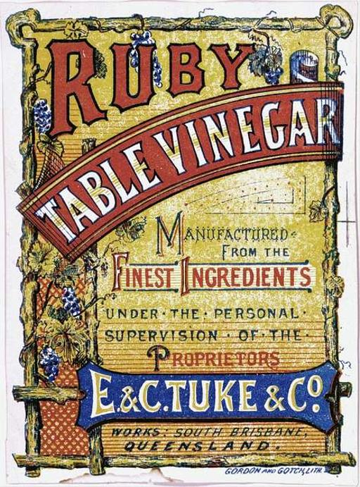 Ruby Table Vinegar label (8734617312) - PICRYL - Public Domain Media ...