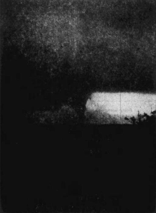 1961 Ord tornado (Original Newspaper Upload), tornado, funnel cloud, storm, weather, meteorology, natural disaster, enid, oklahoma, historic photography, twister