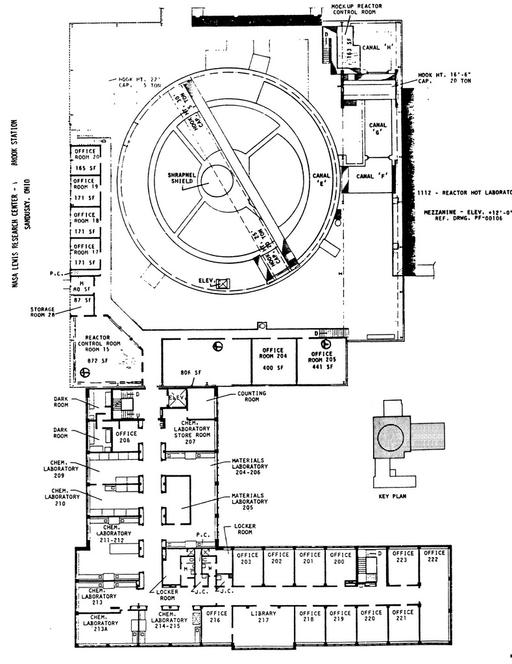First-level floor plan for hot laboratory - PICRYL - Public Domain ...