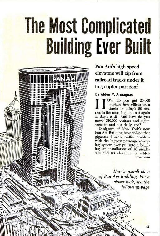 Pan Am Building and Grand Central 03 — PICRYL - Public Domain