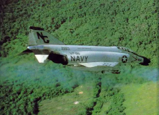 F-4B VF-96 firing Zuni rockets c1967 — PICRYL - Public Domain