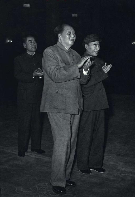 1967-07 1967年毛泽东和林彪、周恩来- 中國歷史圖片，維基媒體— PICRYL