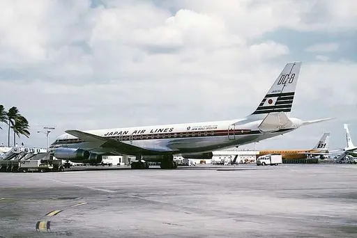 Douglas DC-8-55, Japan Airlines (JAL) JP7316431 — PICRYL - Public