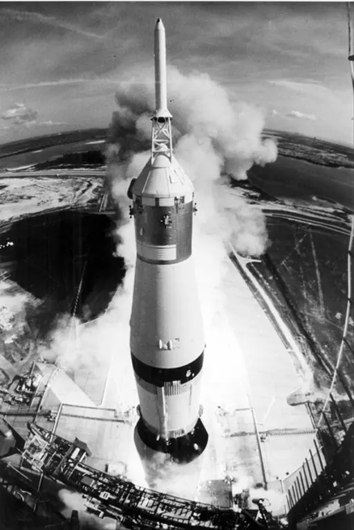 Apollo 11 Launched Via Saturn V Rocket — PICRYL - Public Domain