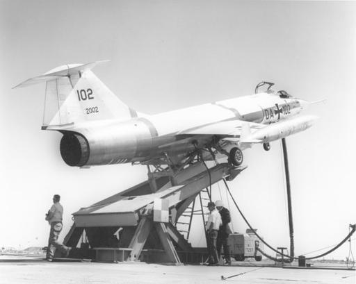 Lockheed F-104G DA 102 ZELL tests Edwards AFB 1963 (mfr LA… — San Diego ...