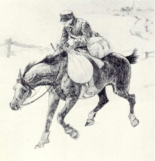 America's Highways 1776–1976 - Colonial post rider - PICRYL - Public ...