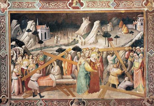 Agnolo Gaddi, Storie della Vera Croce 01 Fresco Painting… — PICRYL