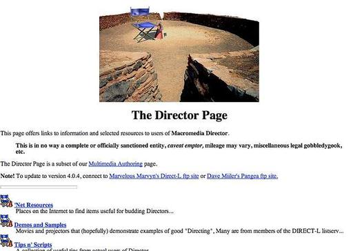 The Original Director Web (124560252), macromedia director, web design, multimedia authoring, software resources, 1990 s internet, web archive, digital history, software development, direct l, ftp sites
