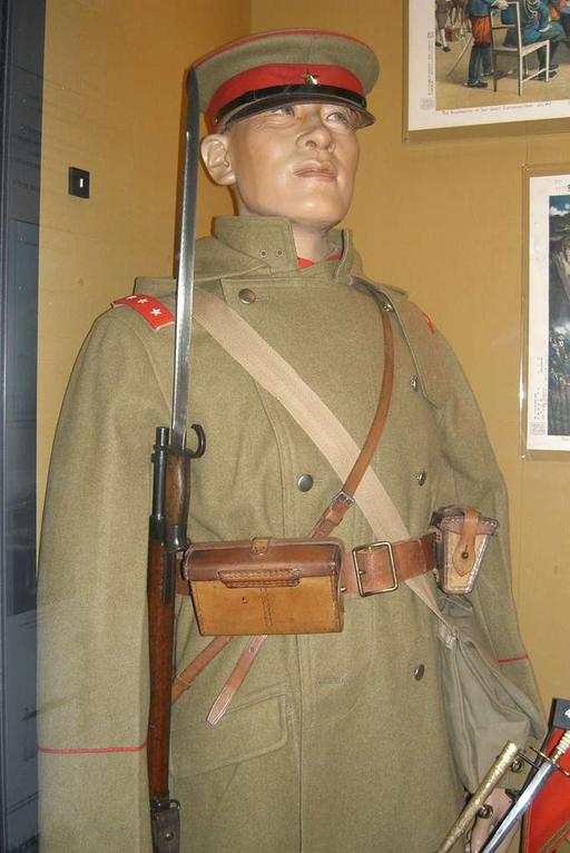 Senior private, infantry, Imperial Japanese army in field