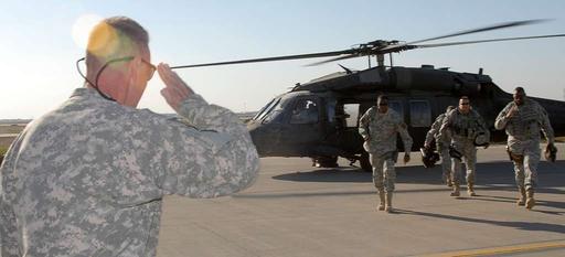 Col. Jarrold Reeves, back to camera, the deputy commander — NARA and ...