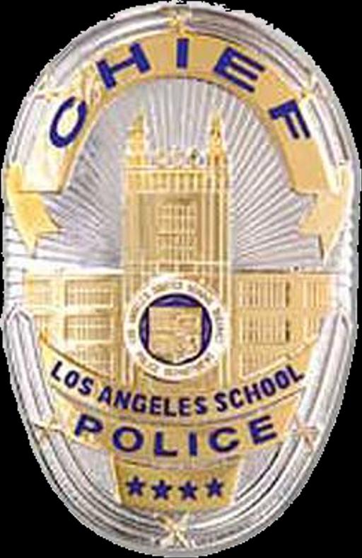 Badge of the Chief of the Los Angeles School Police… — PICRYL