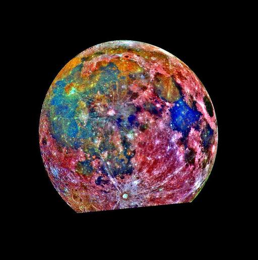 Moon - False Color Mosaic. NASA public domain image… — NARA and DVIDS ...