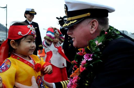 US Navy 100305-N-7478G-337 Capt. Rudy Lupton, commanding officer of the ...