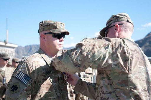 Task Force Thunderbird Commander Col. Joel Ward conducts - PICRYL ...