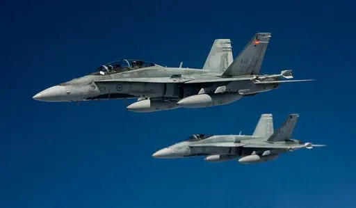 An F-22 Raptor, assigned to the 27th Fighter Squadron, — PICRYL