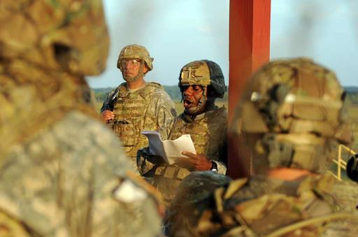 U.S. Army Sgt. Maj. Gregory Rowland gives a safety - PICRYL - Public ...