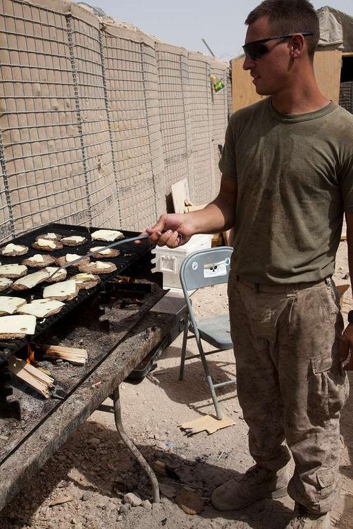 U.S. Marine Corps Lance Cpl. Thomas Nichols, a cook — NARA and DVIDS ...