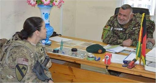 U.S. Army Lt. Col. Hope Rampy, of Lawton, Okla., commander - PICRYL ...