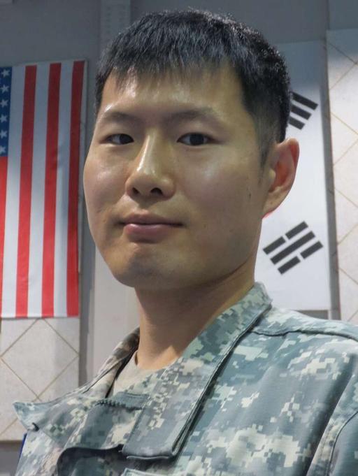 Spc. Hyung Joon Lim, from Las Vegas, but originally, soldier, us army, military vehicle, uniform, military personnel