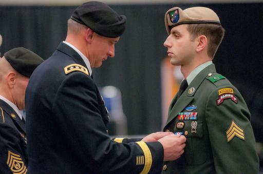 U.S. Army Lt. Gen. Robert B. Brown, left, the commanding… — PICRYL