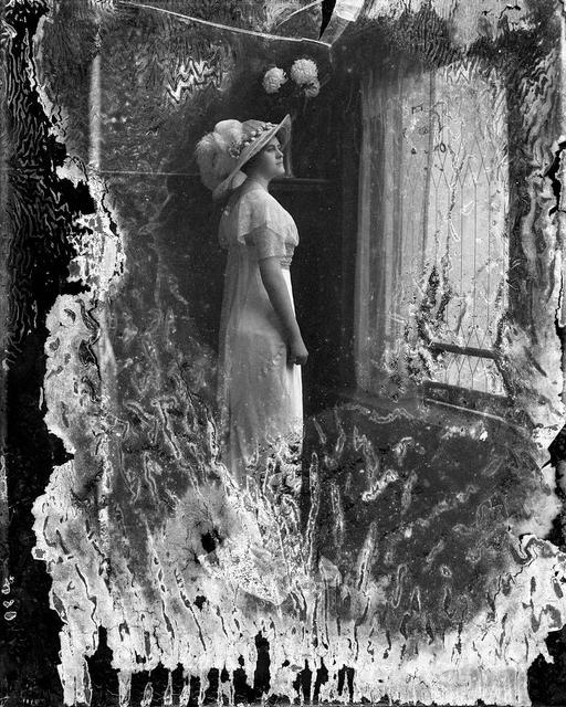 Original glass plate negative is from the J. C. Knowles Collection, PhC.182, State Archives of North Carolina. (8721761500), glass plate negative, people, building, historical, australia, group portrait