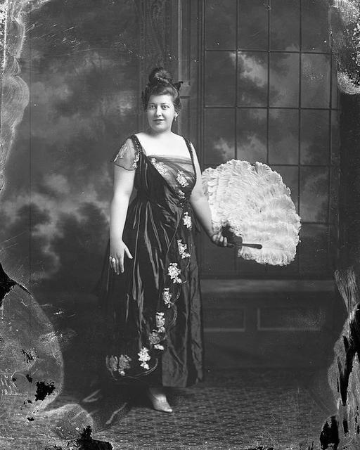Original glass plate negative is from the J. C. Knowles Collection, PhC.182, State Archives of North Carolina. (8720642293), victorian fashion, portrait photography, 19th century, studio portrait, woman