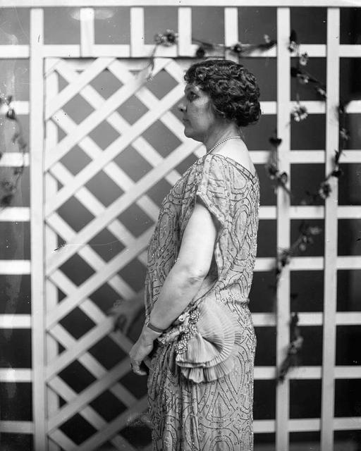 Original glass plate negative is from the J. C. Knowles Collection, PhC.182, State Archives of North Carolina. (8721763192), vintage fashion, early 20th century, portrait, woman, lattice