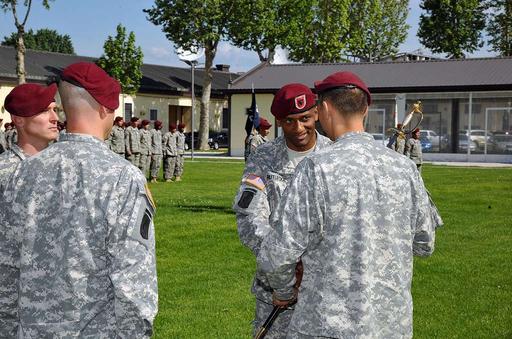 Command Sgt. Maj. Mickey R. Rutledge passes the sword — NARA and DVIDS ...