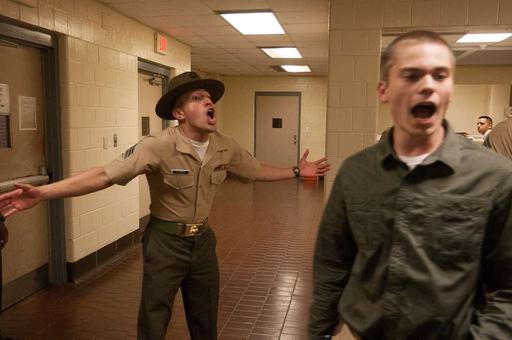 Sgt. Randdy Flores, a receiving drill instructor, orders - NARA & DVIDS ...