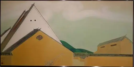 速水御舟《昆虫二題 粧蛾舞戯》1926（大正15）年、山種美術館、東京