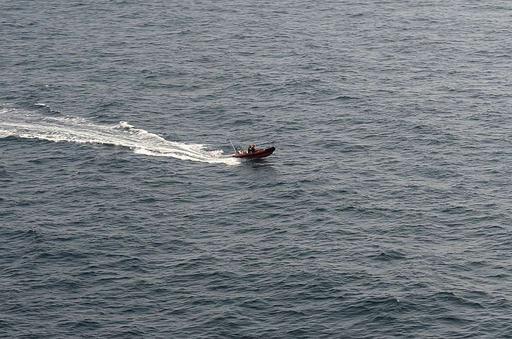 A U.S. Coast Guard Rigid Hull Inflatable Boat (RHIB) - NARA & DVIDS ...