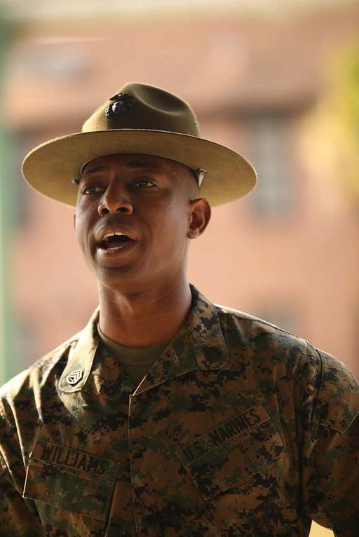 drill instructor dress blues Staff Sgt. James Williams, a School — NARA and DVIDS Public Domain Archives maternitydress